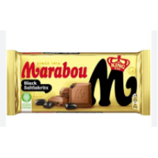 Шоколад Marabou молочний з соленою лакрицею 220 г/15