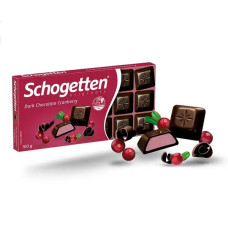 Шоколад Schogetten чорний з журавлиною 100 г/15