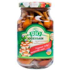 Опята Rio маринованные с овощами 250 г/12
