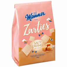 Вафлі Manner Zarties Віденські з начинкою солона карамель 200 г/5
