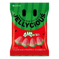 Цукерки жувальні Jellycious зі смаком кавуна 56 г