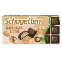 Шоколад Schogetten молочний Макадамія та печиво 100 г