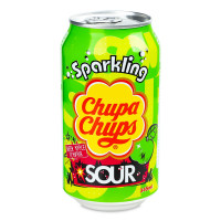 Напій газований Chupa Chups зі смаком кислого яблука 345 мл
