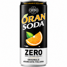 Напій газований Terme di Crodo Lemon Soda Апельсин Без цукру 330 мл