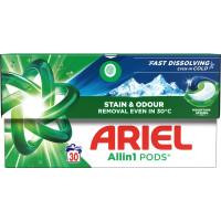Капсули для прання Ariel Pods All-in-1 Гірське джерело 30 шт