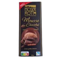 Шоколад Moser Roth чорний шоколадний мус 150 г/45