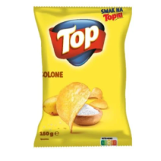Чіпси Top з сіллю 170 г