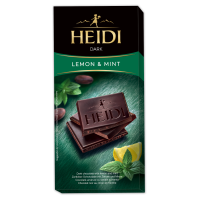 Шоколад Heidi чорний Mint & Lemon 80 г/20