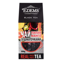 Чай черный Edems Папая манго крупнолистовая 100 г