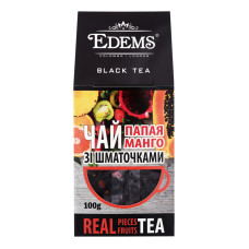 Чай черный Edems Папая манго крупнолистовая 100 г