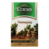 Чай зелений Edems Ганпаудер крупнолистовий 100 г