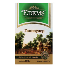 Чай зеленый Edems Ганпаудер крупнолистовой 100 г