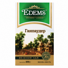 Чай зелений Edems Ганпаудер крупнолистовий 100 г