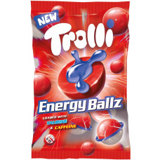 Цукерки жувальні Trolli  Energy Ballz 75 г/21