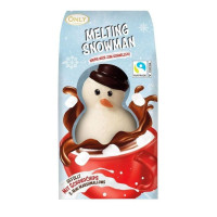 Шоколадна фігурка Only Сніговик з маршмеллоу в білому шоколаді  75 г/12