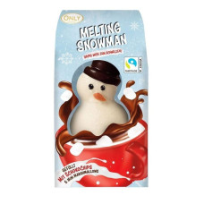 Шоколадна фігурка Only Сніговик з маршмеллоу в білому шоколаді  75 г/12