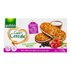 Печиво Gullon сендвіч CDC вівсяне з йогуртовим кремом 220 г/8