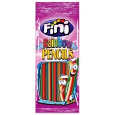 Цукерки жувальні Fini Rainbow Pencil Райдужні олівці 90 г/12
