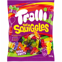 Цукерки жувальні Trolli The Squiggles гусениці 150 г