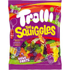 Цукерки жувальні Trolli The Squiggles гусениці 150 г