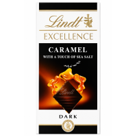 Шоколад Lindt Excellence черный Caramel & Sea Salt 47% какао 100 г
