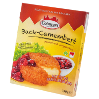 Сир м'який Coburger Camembert для запікаггя з журавлинним соусом 45% 350 г