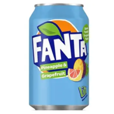 Напій газований Fanta ананас-грейпфрут з/б 330 мл/24