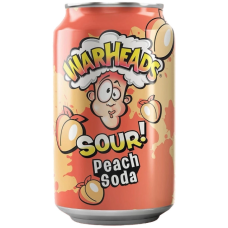 Напій газований Warheads sour peach soda з/б 330 мл/12