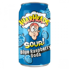 Напій газований Warheads sour blue raspberry soda з/б 330 мл/12