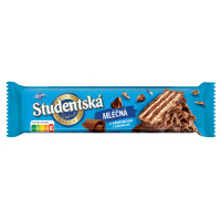 Вафлі Studentska в молочному шоколаді 31 г/30