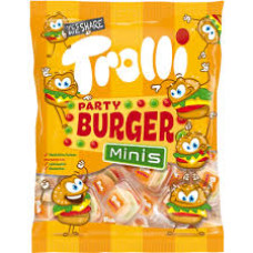 Цукерки жувальні Trolli Party Burger Minis 170 г/12