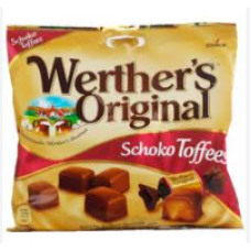 Цукерки карамельні Werthers Schoko Toffees 180 г/15