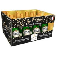 Шоколадні пляшечки Abtey Champagne 12 шт 155 г