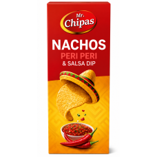 Чіпси кукурудзяні Mr.Chipas Peri-Peri начос з сальсою 70 г
