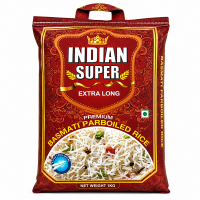 Рис Indian Super Extra Long Басматі пропарений мішечок 1 кг