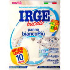 Серветка-пастка Irge для прання білих речей з відбілювачем 10 шт/40