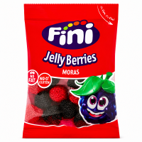 Цукерки жувальні Fini Jelly berries червоні і чорні ягоди 90 г