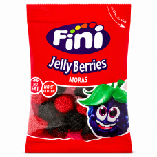 Цукерки жувальні Fini Jelly berries червоні і чорні ягоди 90 г