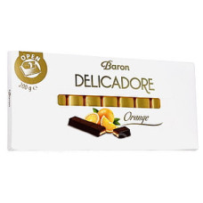 Шоколад Delicadore Baron Orange 200 г/12