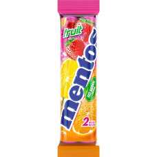 Цукерки жувальні Mentos Fruit 2*38 г/36