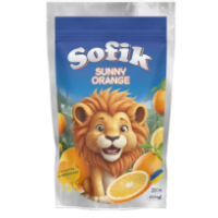 Напиток соковый безалкогольный негазированный Sofik Sunny Orange со вкусом апельсина 200 мл/10