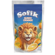 Напиток соковый безалкогольный негазированный Sofik Sunny Orange со вкусом апельсина 200 мл/10