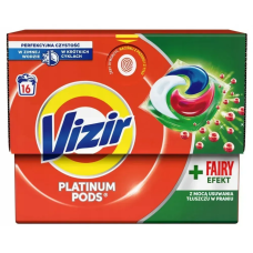 Капсули для прання Vizir 4в1 Platinum Pods + Fairy Effect 16 шт/4