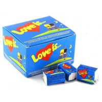 Жувальна гумка Love Is Банан полуниця 1 шт 4.2 г/100