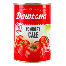 Помідори Dawtona Консервовані цілі 400 г/6