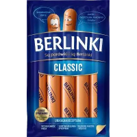 Сосиски свинячі Berlinki Classic 1 кг