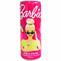 Напій газований безалкогольний The Drinks Barbie Girls малина-фейхоа 250 мл/24