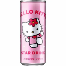Напій газований безалкогольний The Drinks Hello Kitty зі смаком малина-фейхоа 250 мл/24