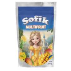 Напиток безалкогольный соковый негазированный Sofik Multifruit со вкусом манго 200 мл/10