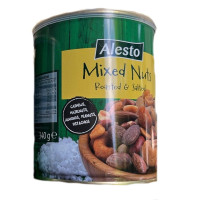 Суміш горіхова Alesto з сіллю ж/б 340 г/12